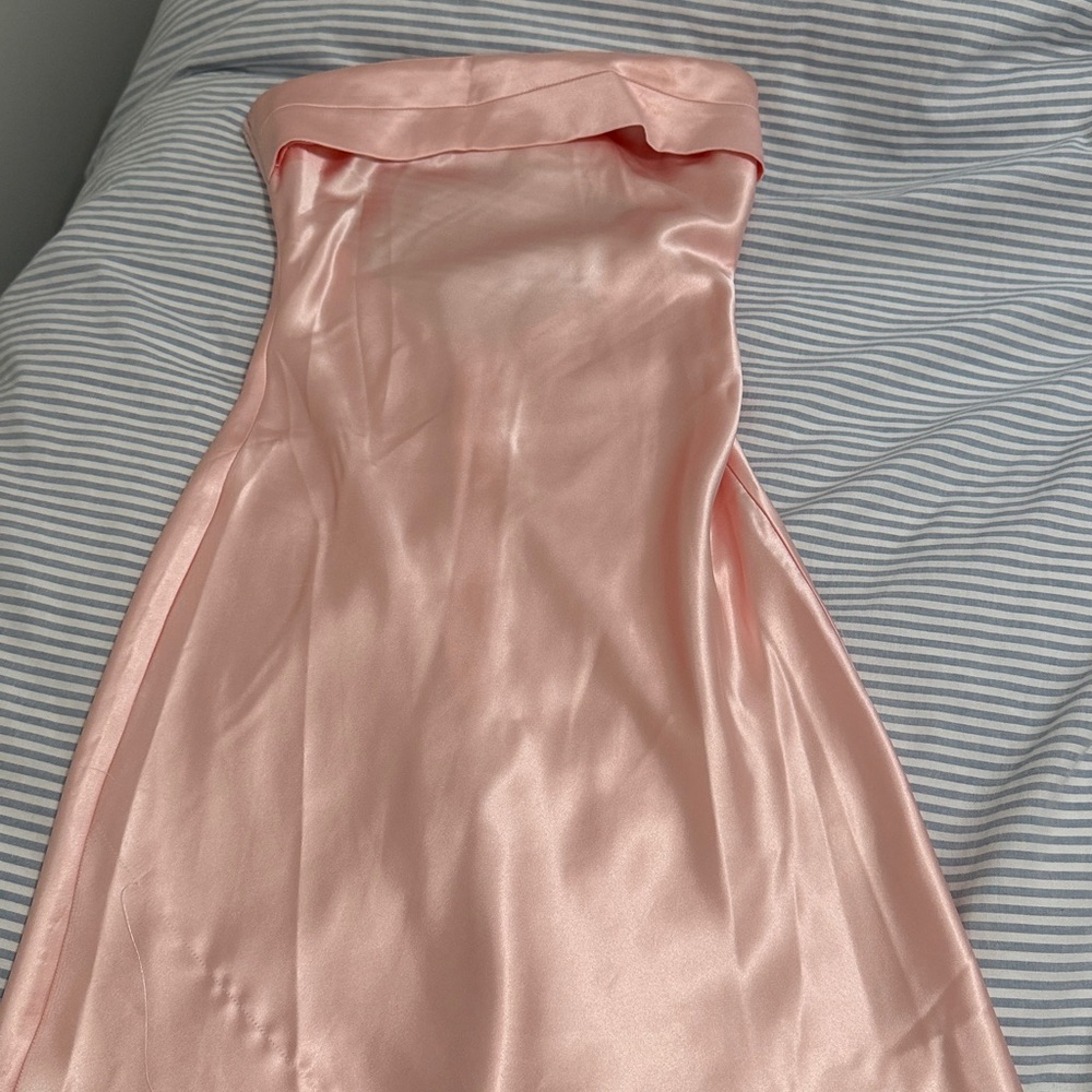 WORN ONCE! Altar'd State Soft Pink Strapless Dress